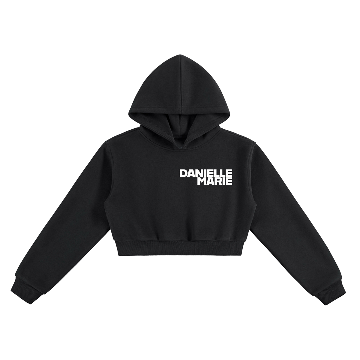 Body Parts Cropped Hoodie