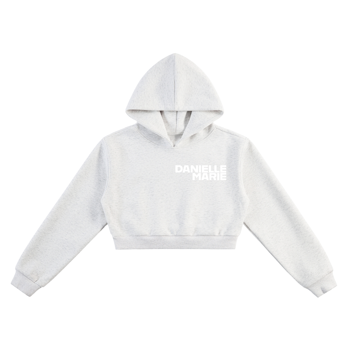 Body Parts Cropped Hoodie